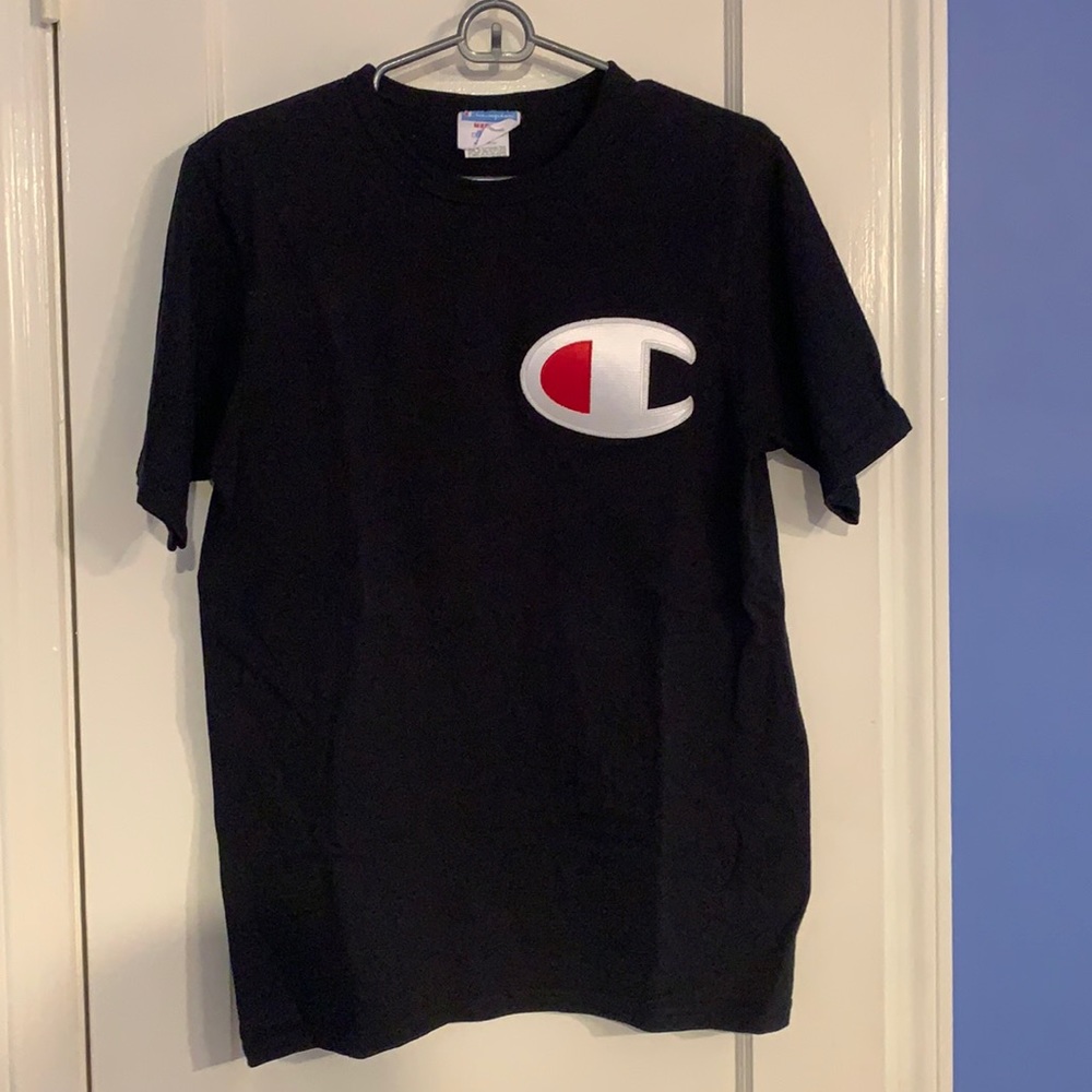 Champion Embroidered Logo Tee Size M